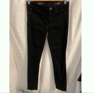 J Crew toothpick skinny ankle jeans SZ 25